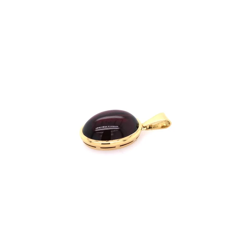 Granat-Anhänger Gelbgold 750