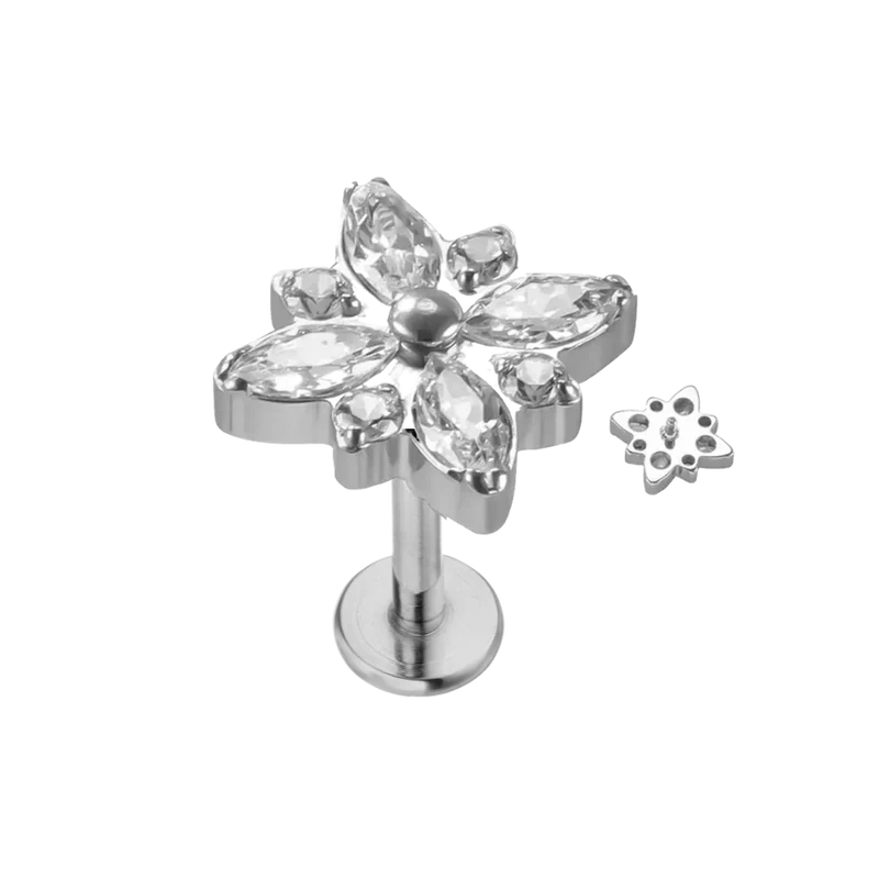 Aura Labret Piercing - Titan