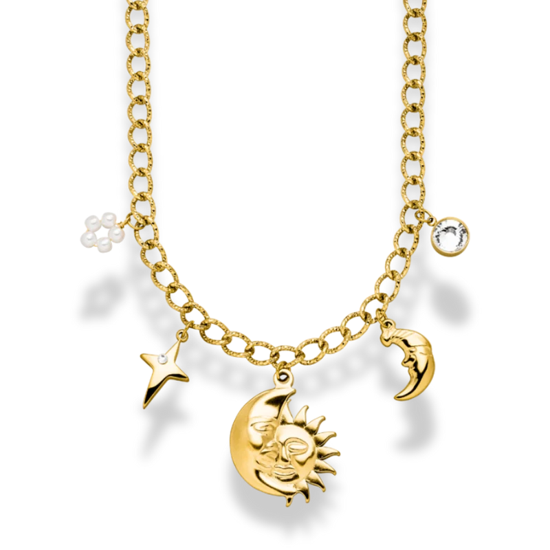 Manifest Charm Kette 14K Vergoldet