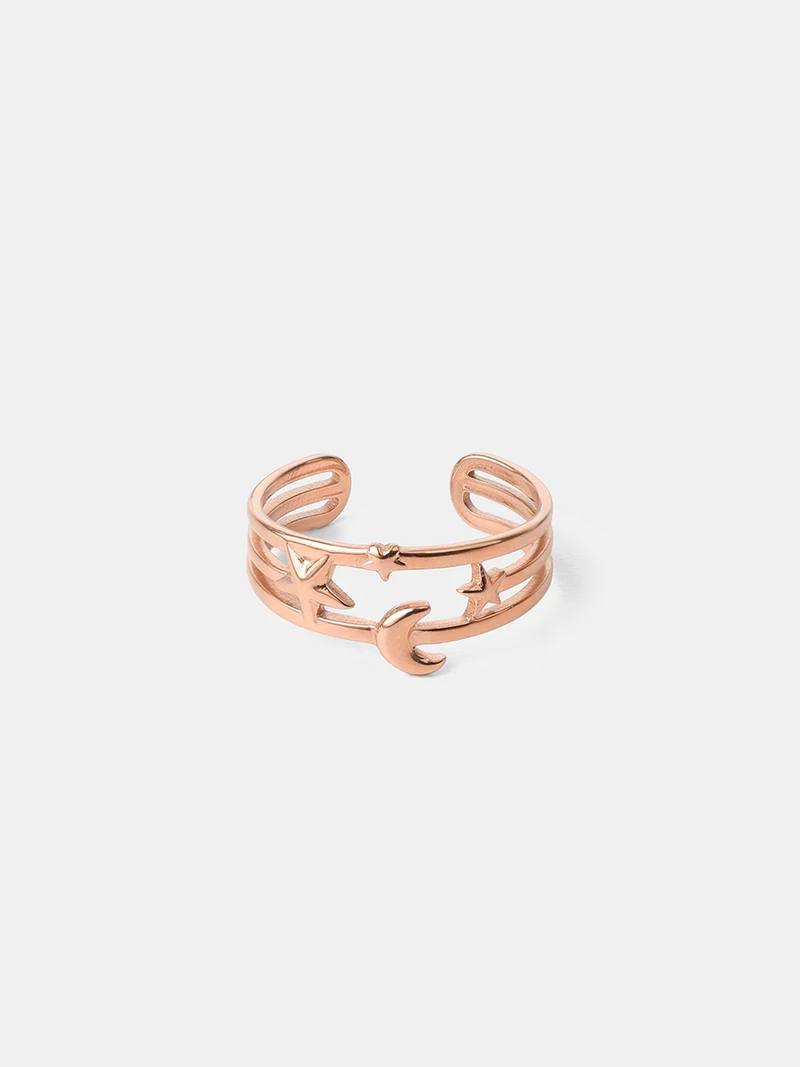 Moonlit Star Ring