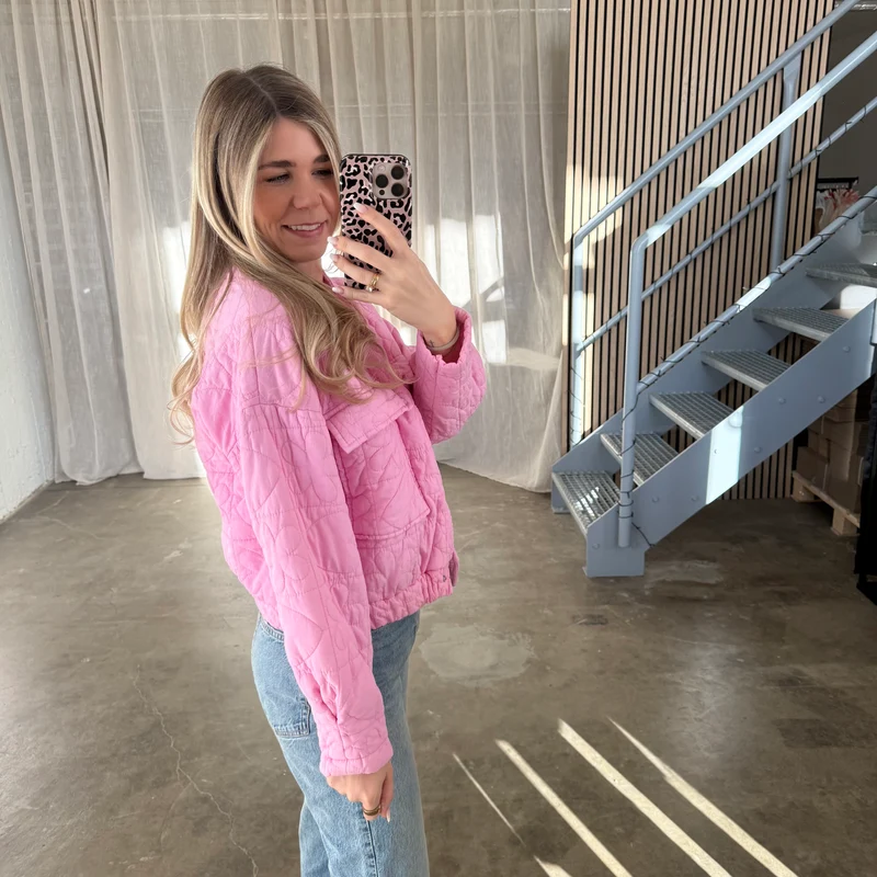 Steppjacke Spring - Soft Pink