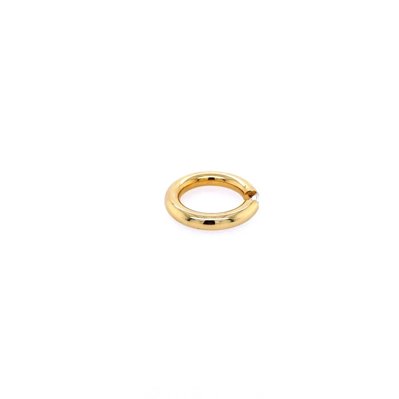 Ring Spannring Gelbgold 750 mit Brillant 0,42 ct