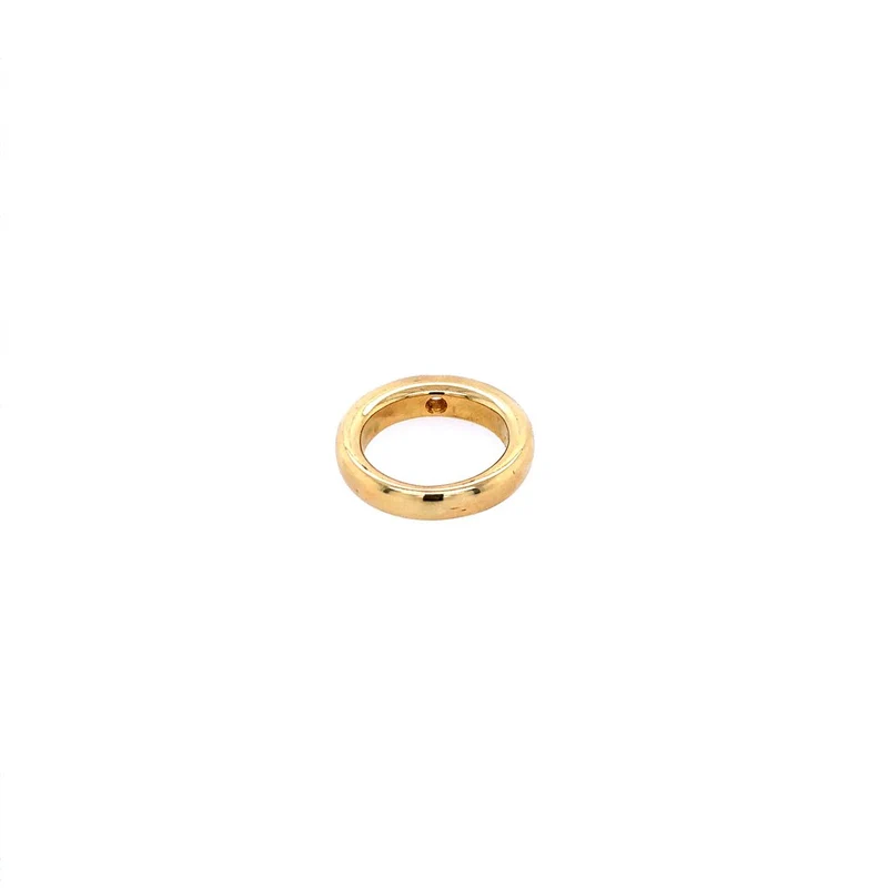 Ring Gelbgold 750 mit Diamant "Oval-Cut"