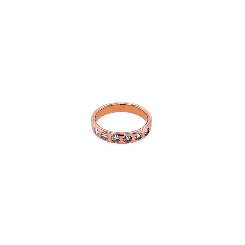 Ring Roségold 585 mit Brillanten