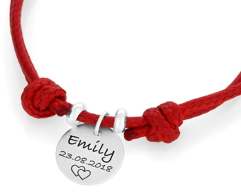 NAMENSARMBAND MIT GRAVUR, KINDERSCHMUCK, 925 STERLING SILBER