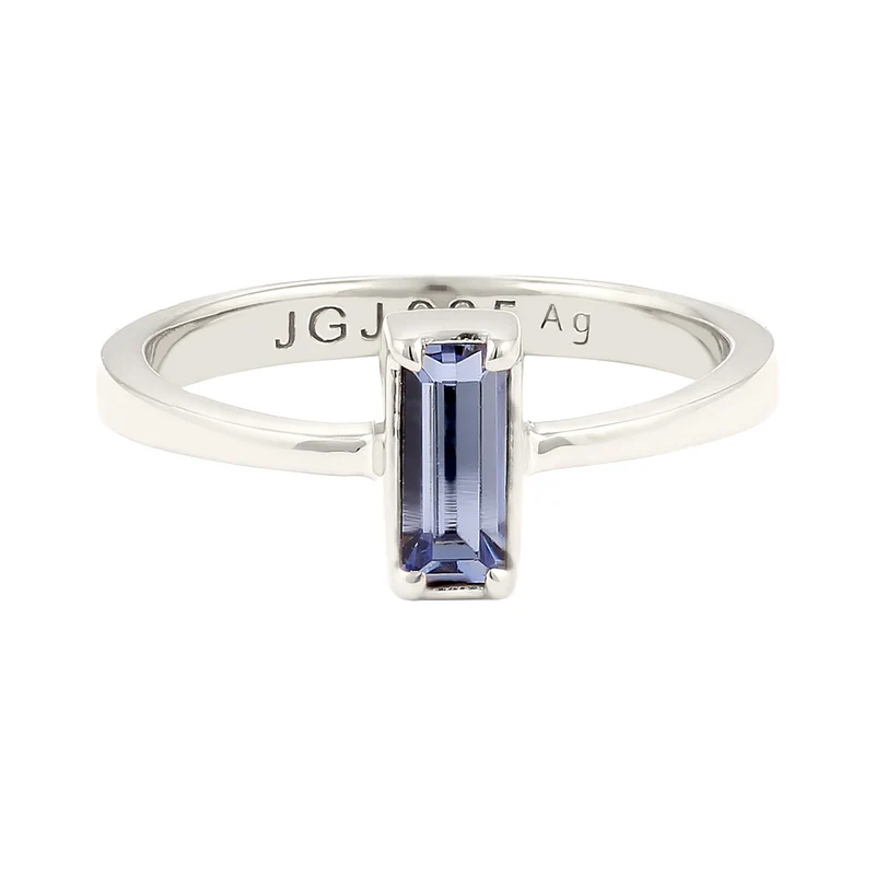 Solitär-Ring | Mit Kristallen von Swarovski® (Blau)