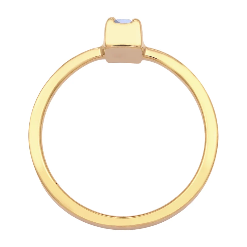 Solitär-Ring | Mit Kristallen von Swarovski® (Blau)