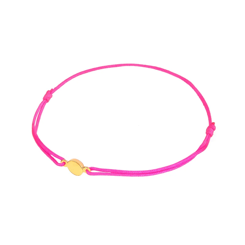 Armband Pink | Gravur Plättchen