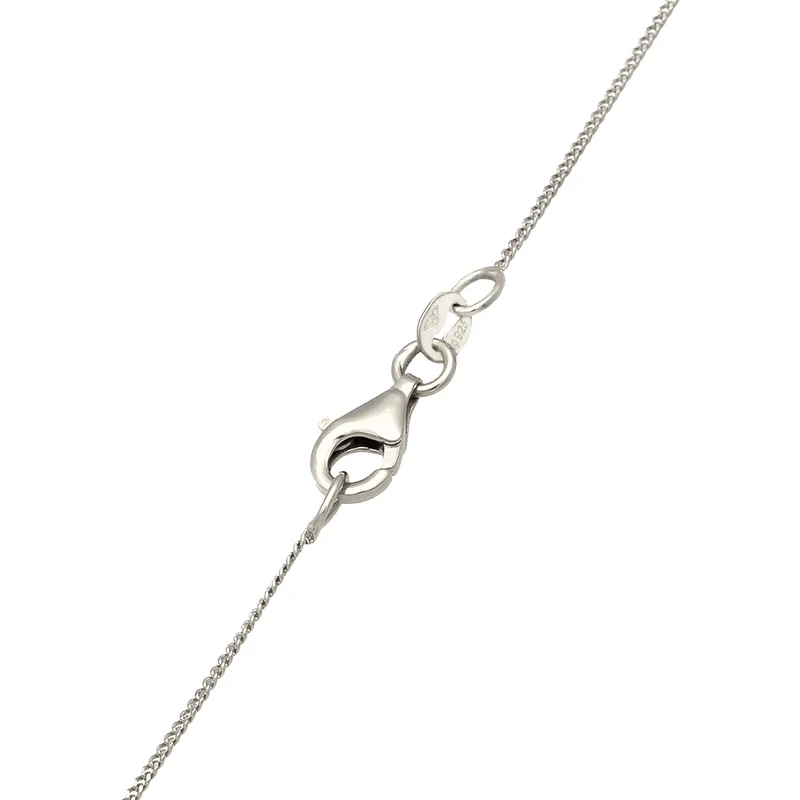 Halskette Blume | Synthetische Perle (Weiß)