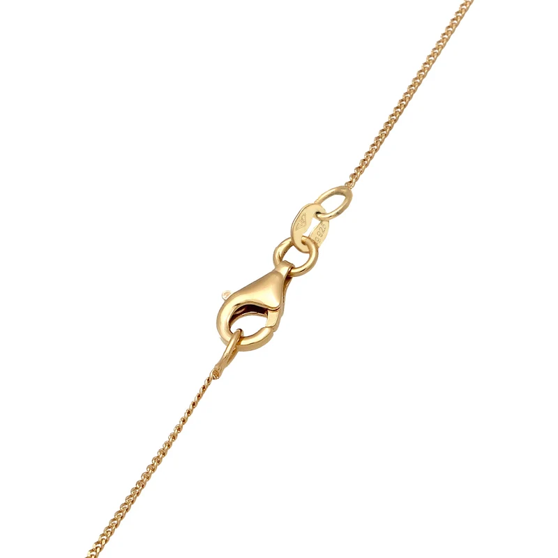 Halskette Blume | Synthetische Perle (Weiß)