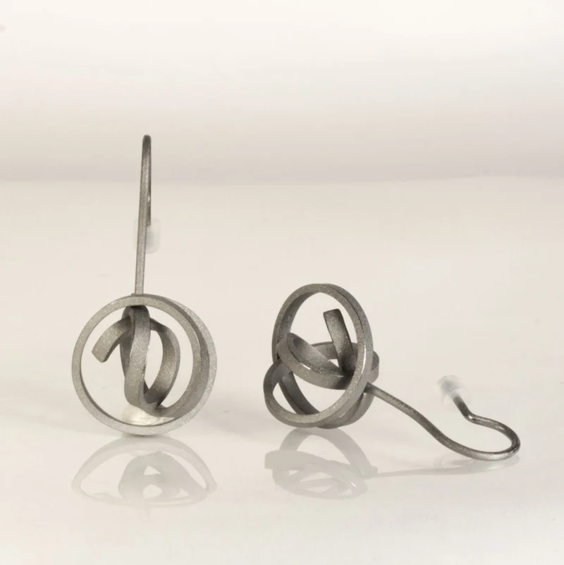 925er Silber Ohrhänger Knotenschmuck Knoten OH-12