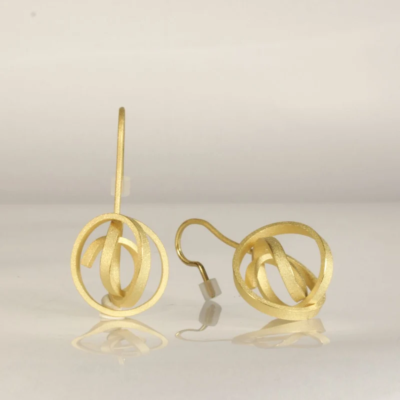 925er Silber Ohrhänger Knotenschmuck Knoten OH-12