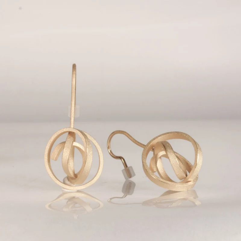 925er Silber Ohrhänger Knotenschmuck Knoten OH-12