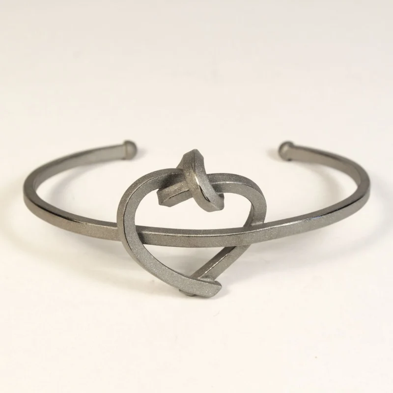 925er Silber Armreif / Spange Knotenschmuck Knoten ARM-13