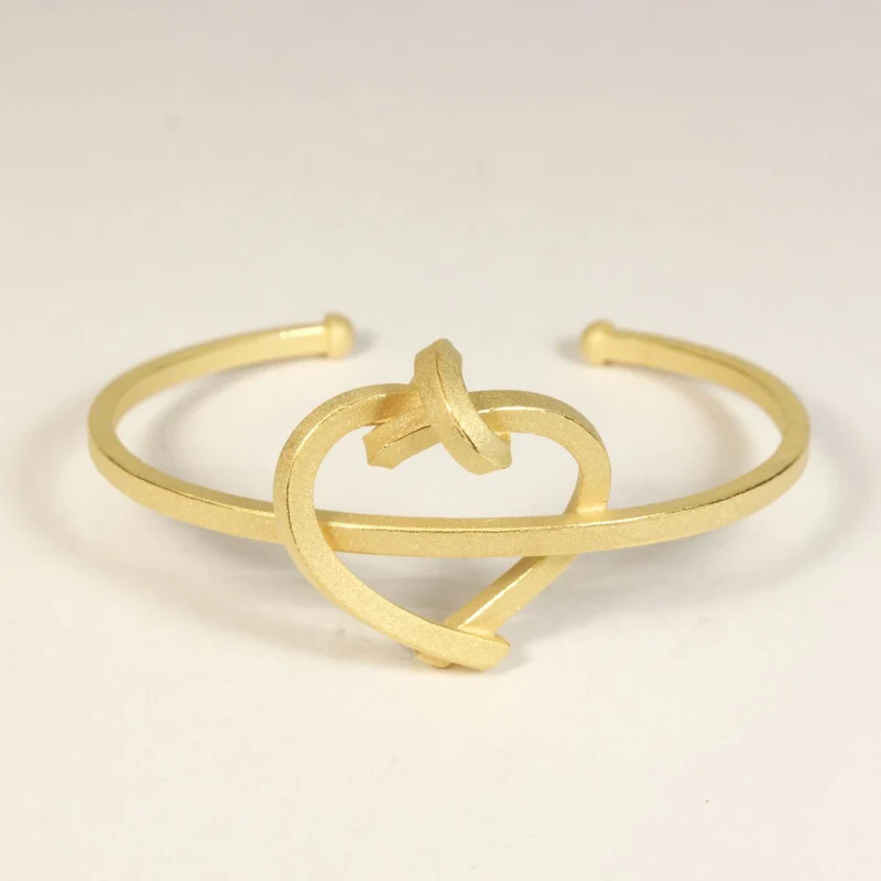925er Silber Armreif / Spange Knotenschmuck Knoten ARM-13