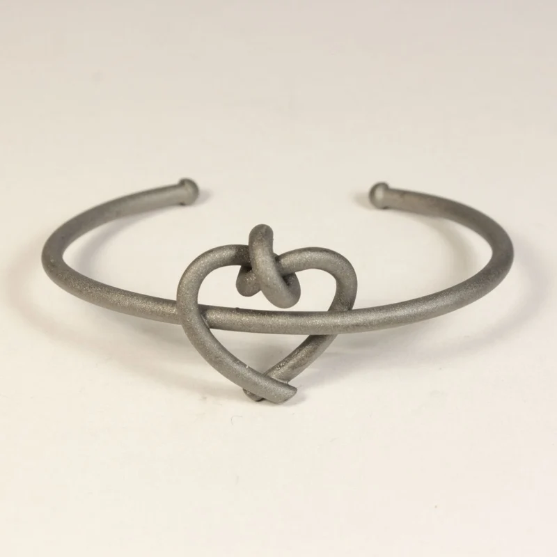 925er Silber Armreif / Spange Knotenschmuck Knoten ARM-12