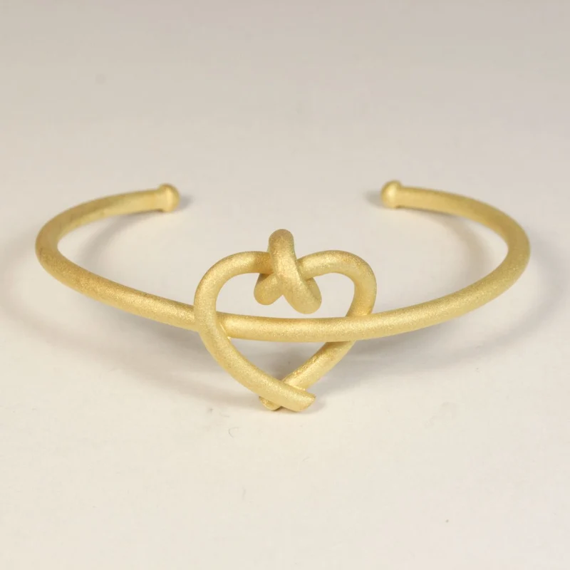 925er Silber Armreif / Spange Knotenschmuck Knoten ARM-12