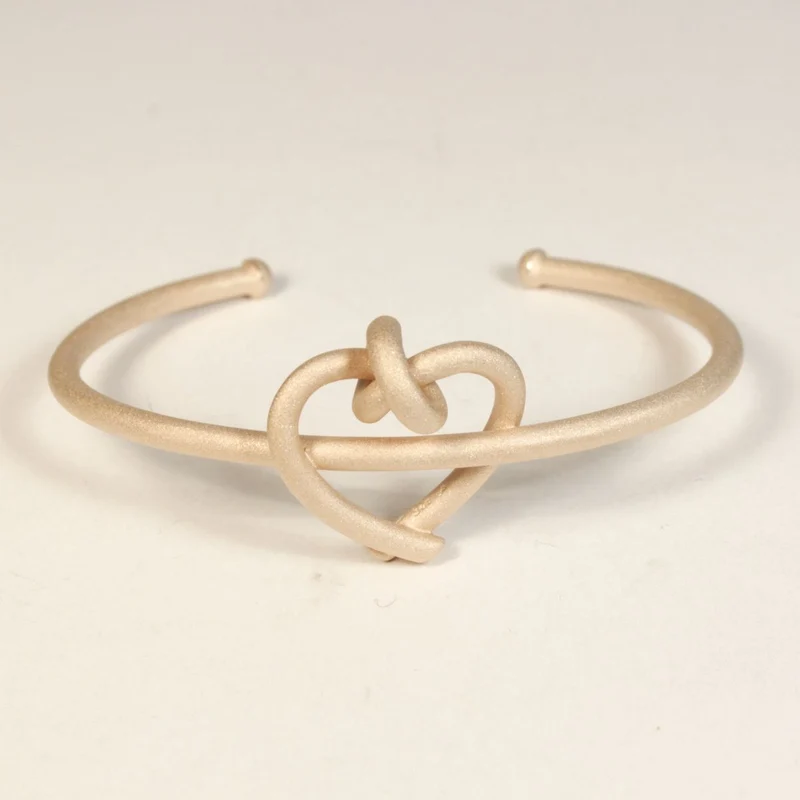 925er Silber Armreif / Spange Knotenschmuck Knoten ARM-12