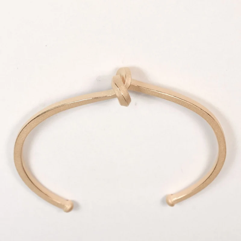 925er Silber Armreif / Spange Knotenschmuck Knoten ARM-11
