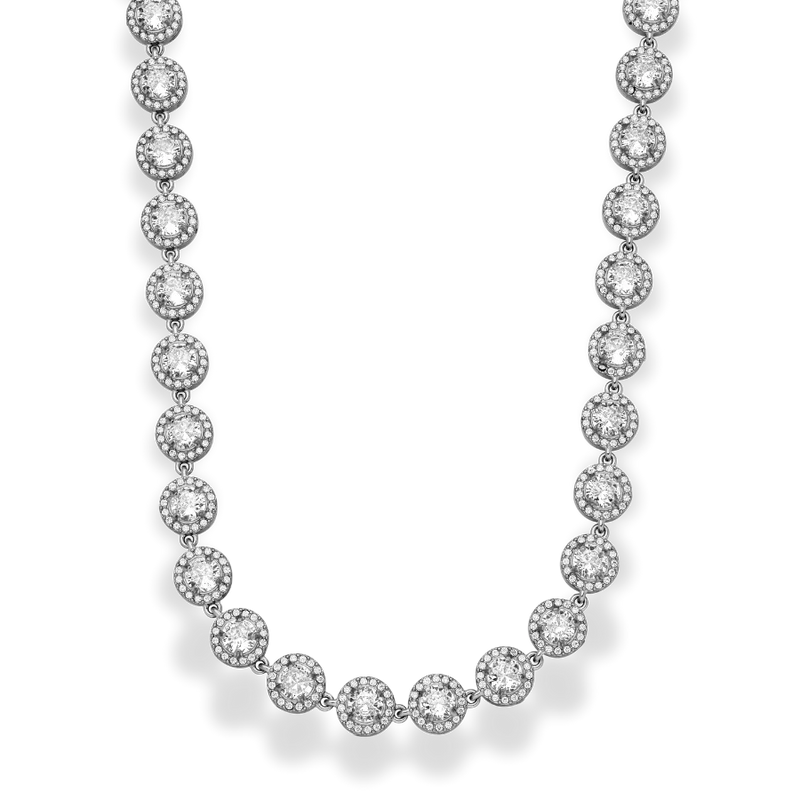 Crystal Elegance Kette 14K Vergoldet