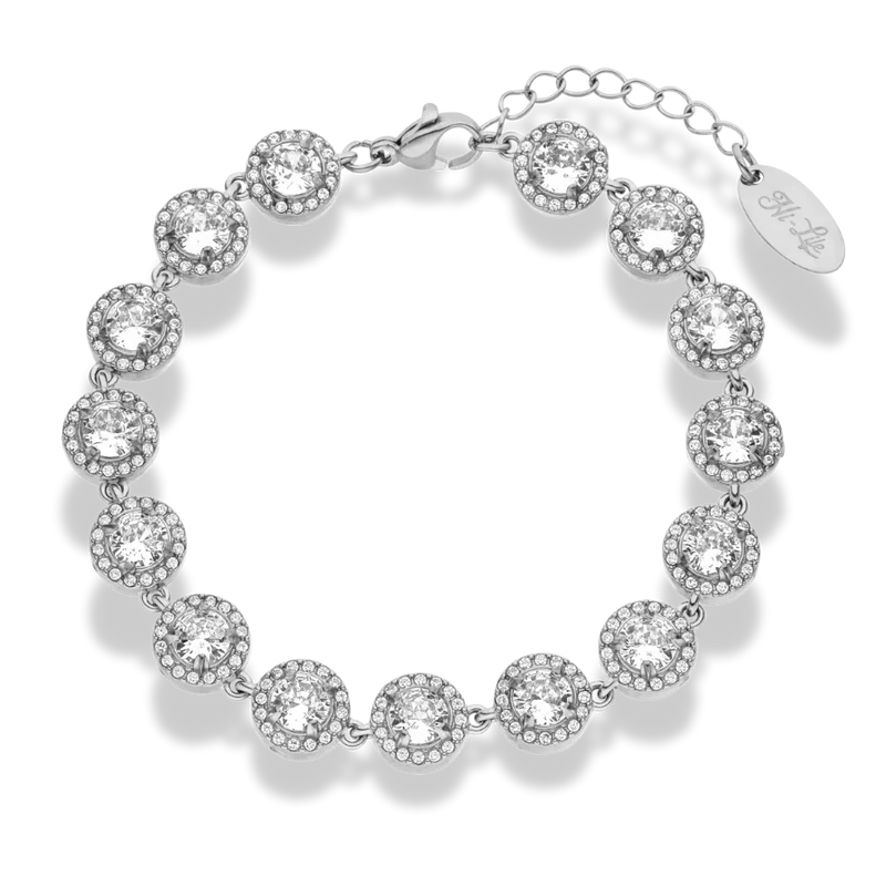 Crystal Elegance Armband 14K Vergoldet