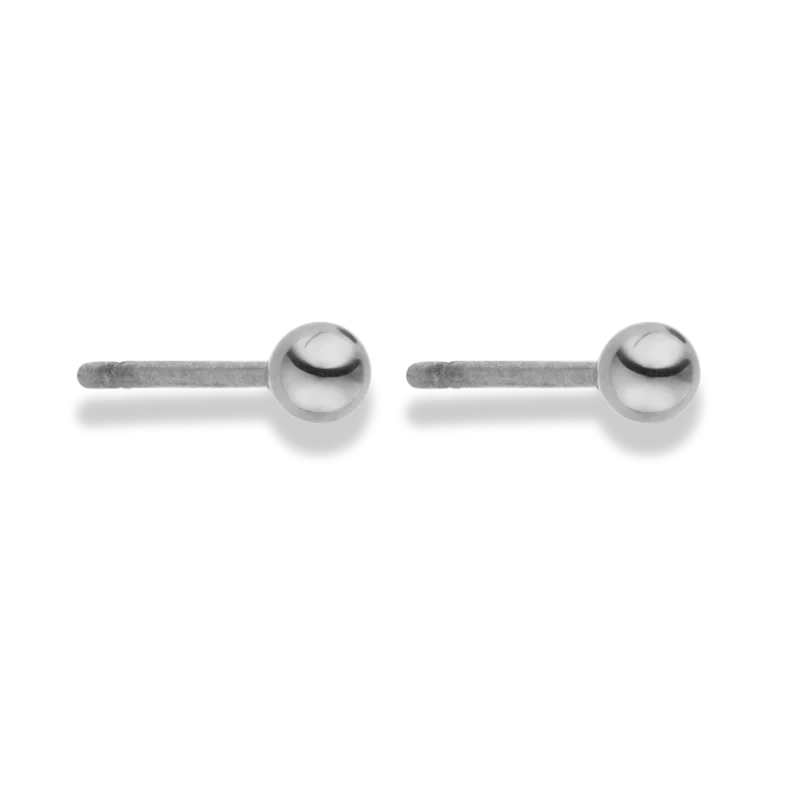 Simple Ball Ohrstecker 14K Vergoldet