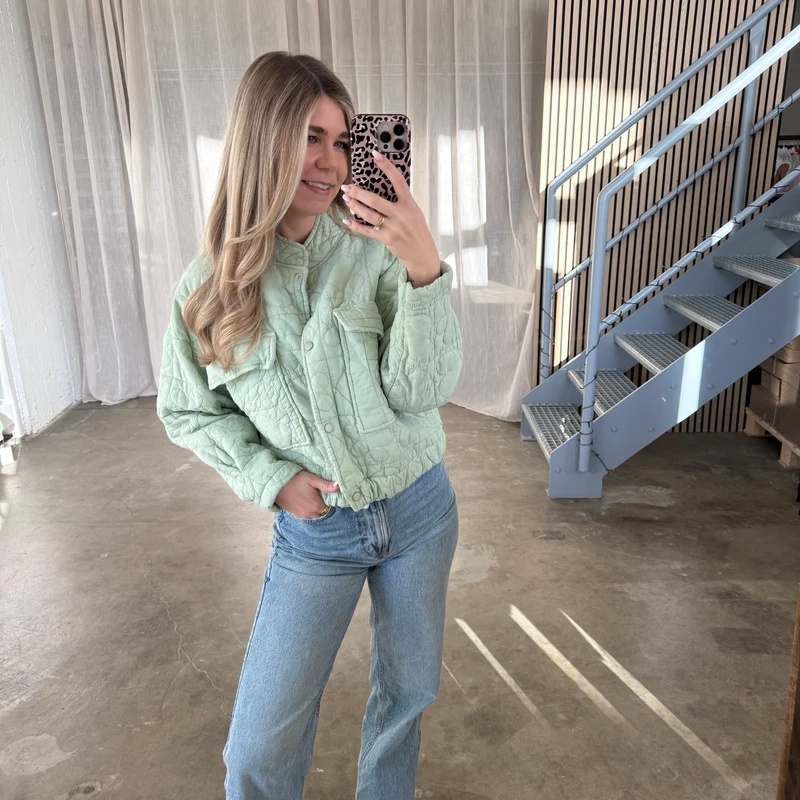 Steppjacke Spring - Lime