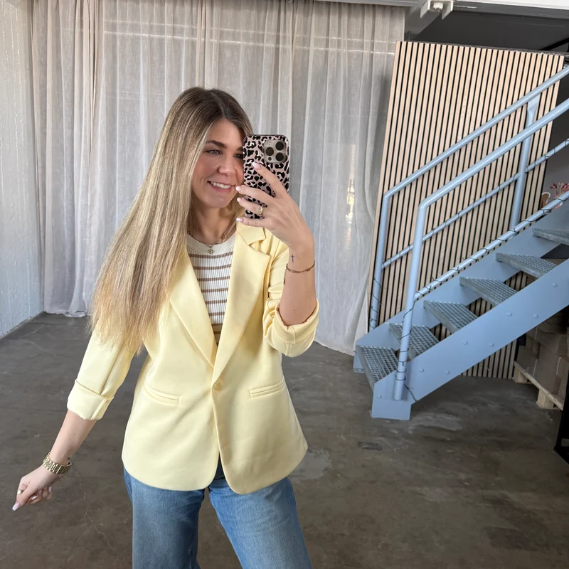 Normalsize Blazer - Butter Yellow