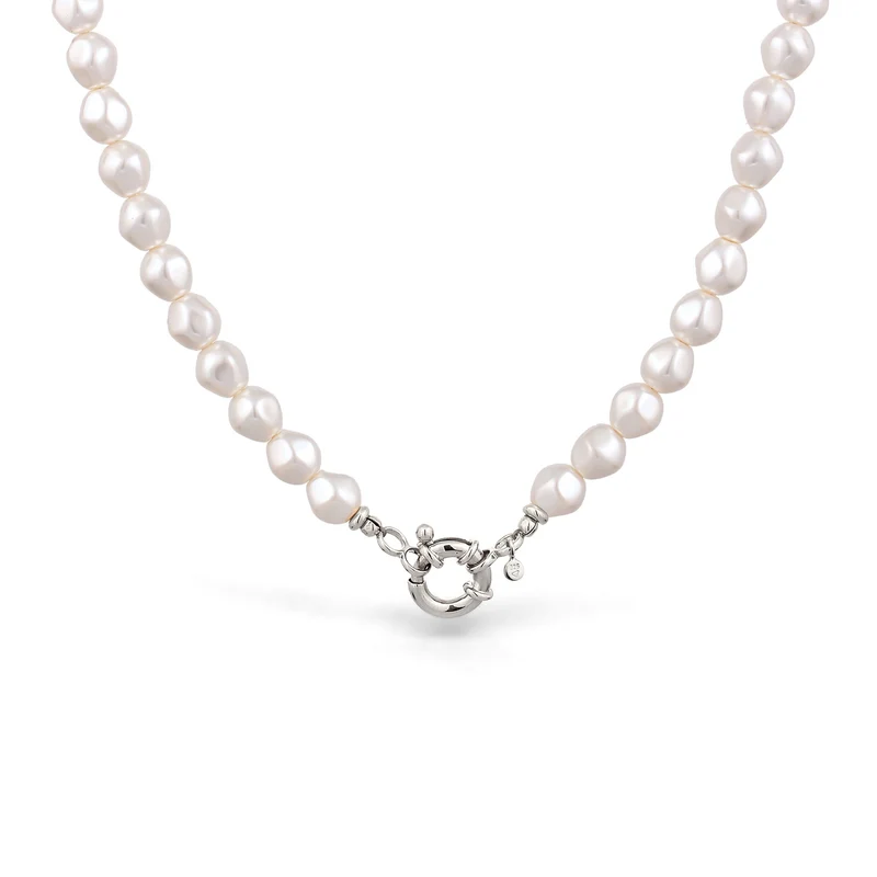 Halskette | Mit Perlen von Swarovski® (Weiß)