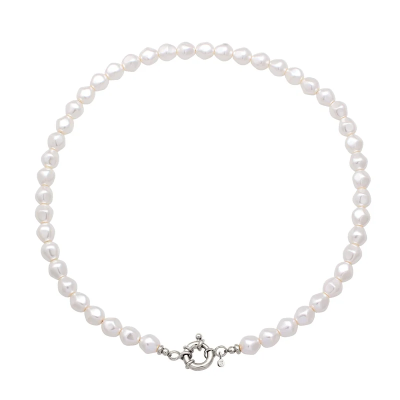 Halskette | Mit Perlen von Swarovski® (Weiß)