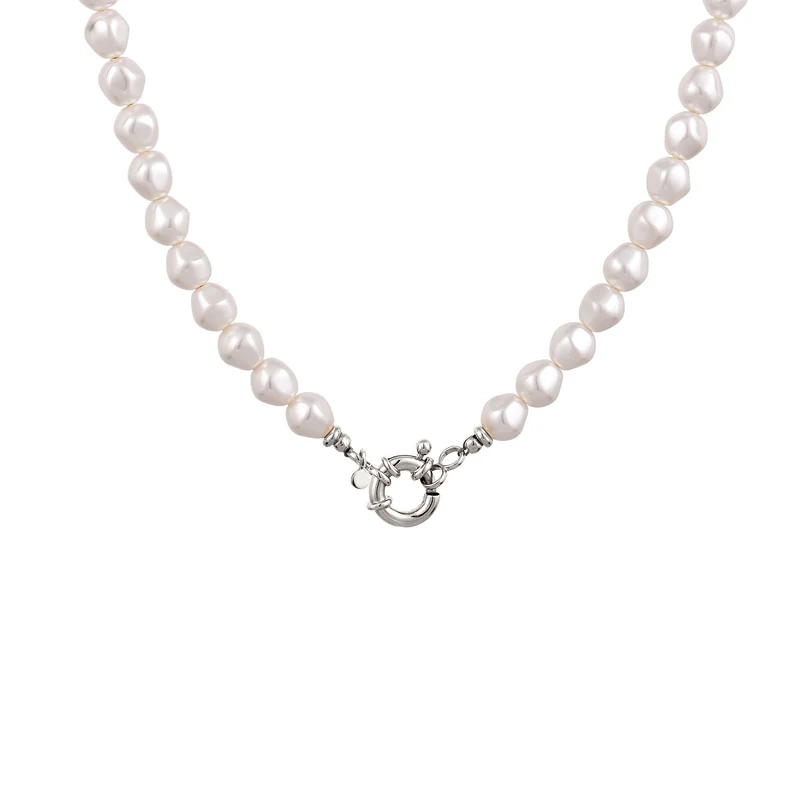 Halskette | Mit Perlen von Swarovski® (Weiß)