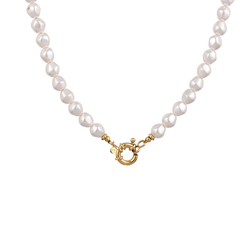 Halskette | Mit Perlen von Swarovski® (Weiß)