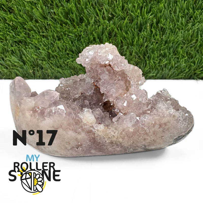Rosa Amethyst-Geode aus Brasilien #17