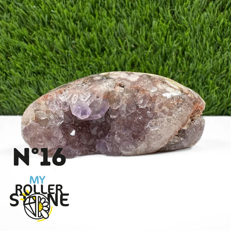 Rosa Amethyst-Geode aus Brasilien #16