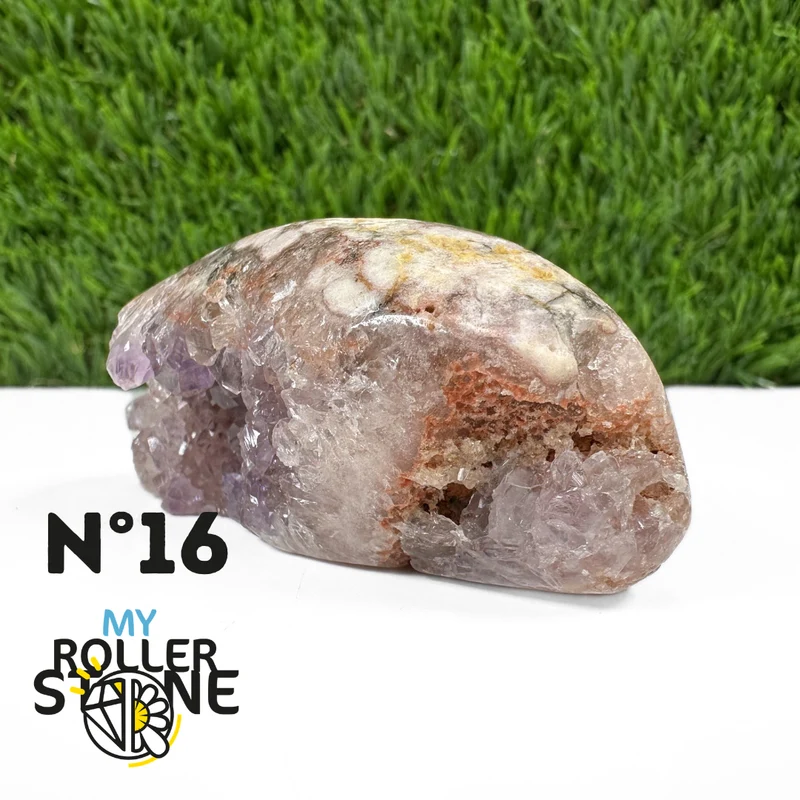 Rosa Amethyst-Geode aus Brasilien #16