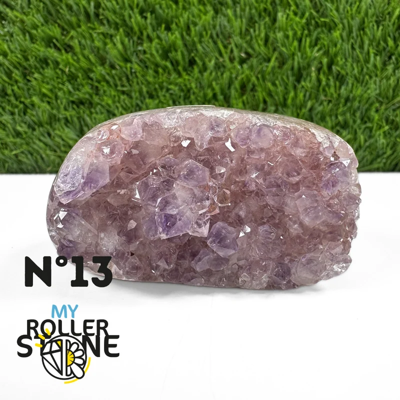 Rosa Amethyst-Geode aus Brasilien #13