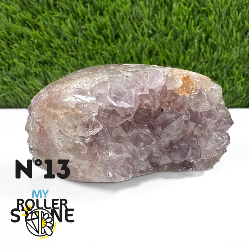 Rosa Amethyst-Geode aus Brasilien #13