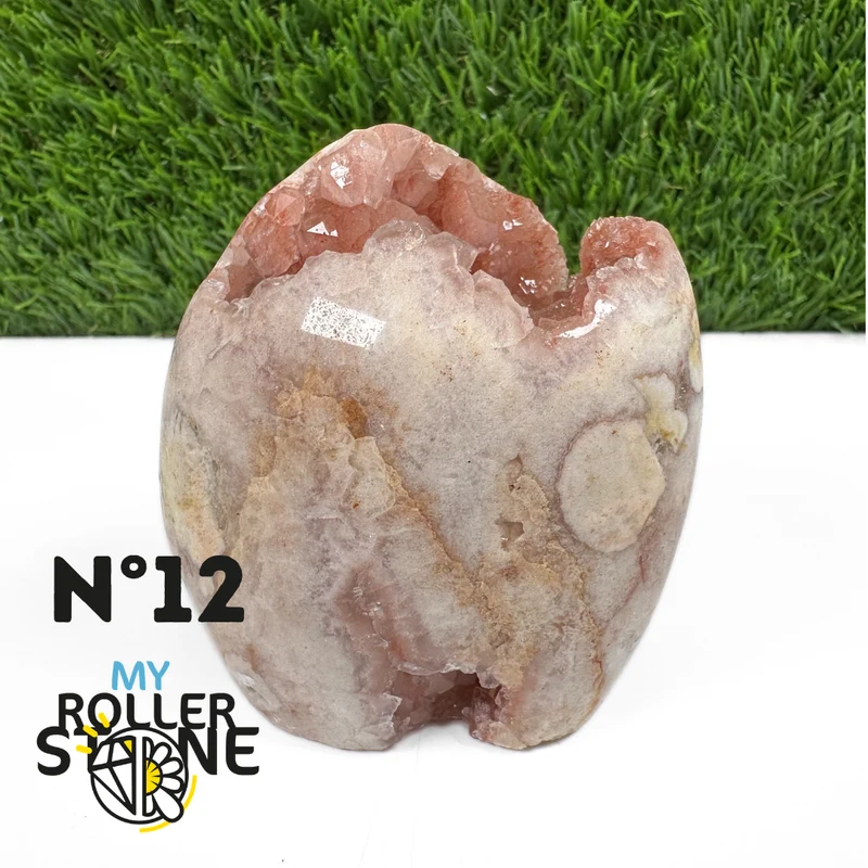 Rosa Amethyst-Geode aus Brasilien #12