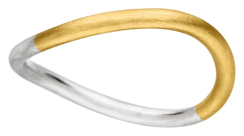 925er Silber Ring feingoldbelegt MANU R1319