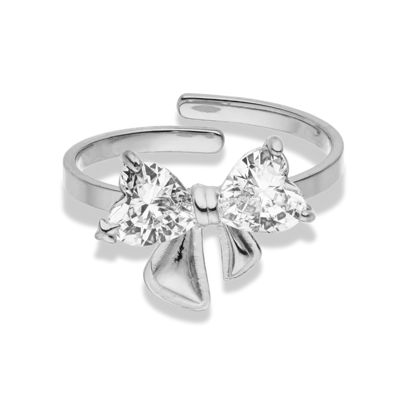 Elegance Ribbon Ring 14K Vergoldet