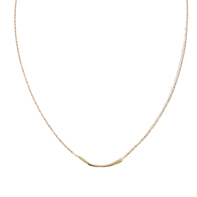 Tiny Sleek Meltdown Armband 14K Vergoldet