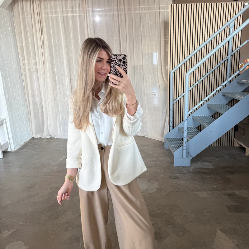 Normalsize Blazer - Creme (Reduziert - mini kleine Flecken)