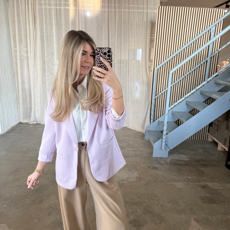 Normalsize Blazer - Flieder