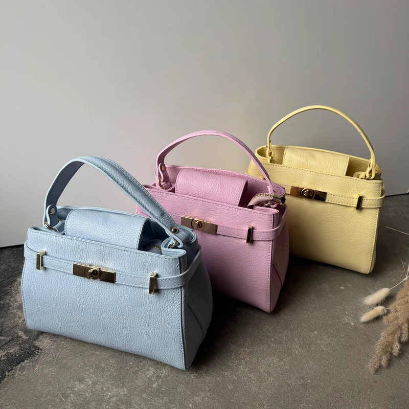 Mini Poppy De Luxe Tasche - Butter Yellow