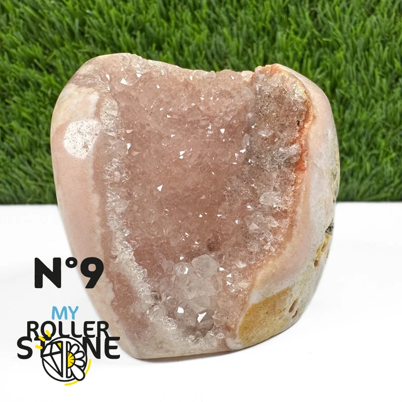 Rosa Amethyst-Geode aus Brasilien #9