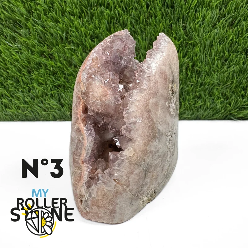 Rosa Amethyst-Geode aus Brasilien #3