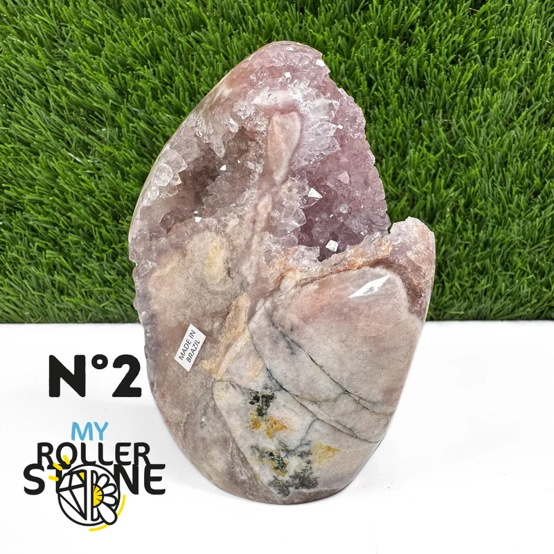 Rosa Amethyst-Geode aus Brasilien #2