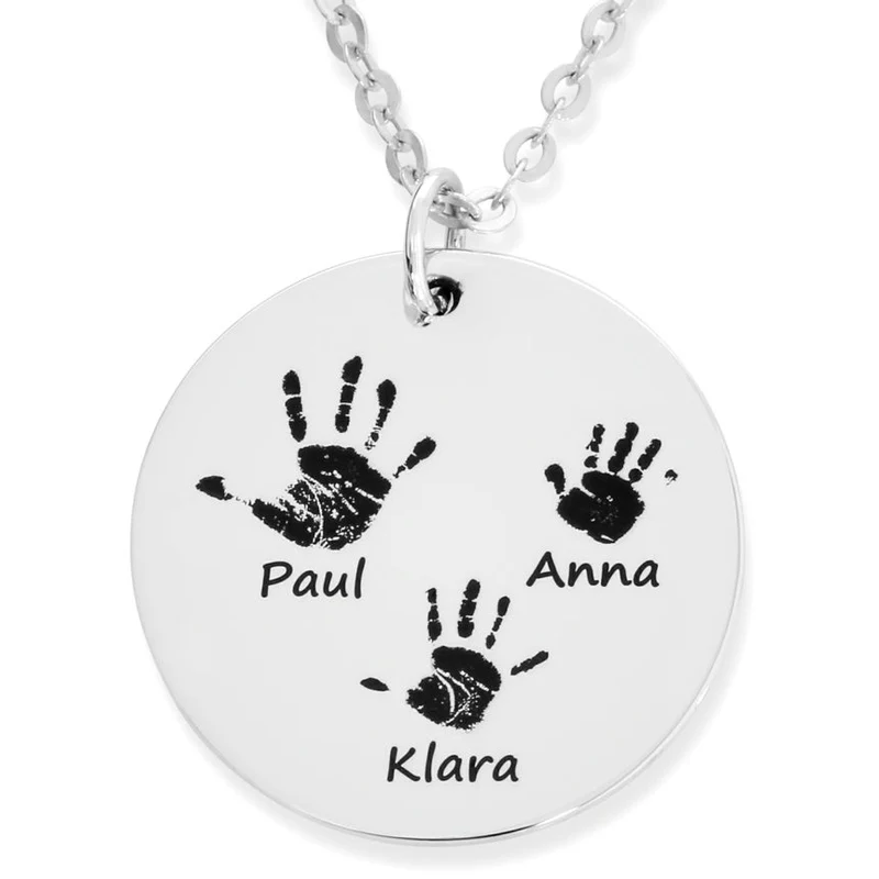 KETTE MIT EIGENEM MOTIV, KETTE MIT FINGERABDRUCK, FINGERPRINT