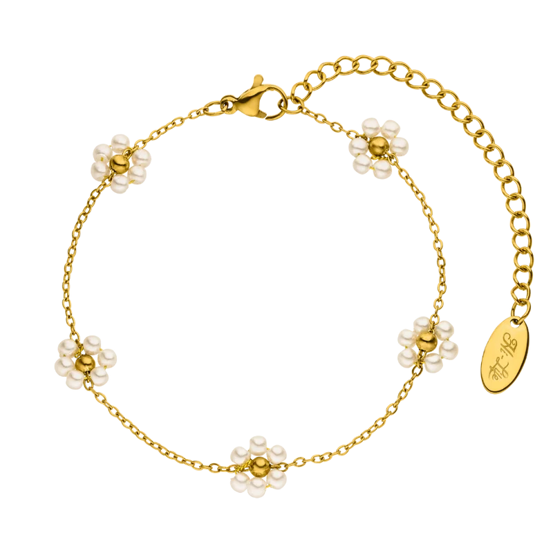 Sweet Flower Armband 18K Vergoldet