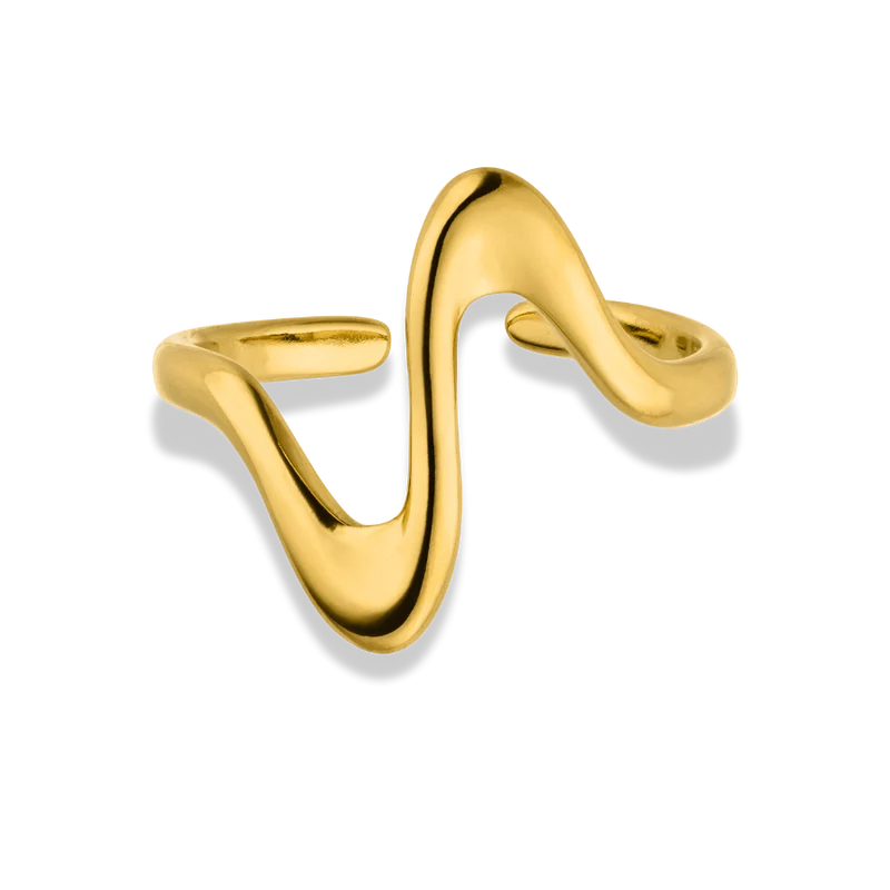 Sweet Meltdown Ring 14K Vergoldet
